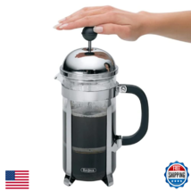 BonJour Coffee Stainless Steel French Press with Glass Carafe, 33.8-Ounc... - $47.80