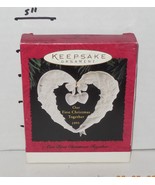 1995 Hallmark Keepsake Ornament Our First Christmas Together Heart Shaped - $14.63