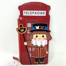 New Disney Parks It's a Small World Beefeater Zip Case UK Telephone Booth A25EFM - $13.95
