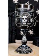 Ebros Spirit Board Ouija Wine Goblet Skull Witchcraft Dark Arts Home Dec... - $33.43 CAD