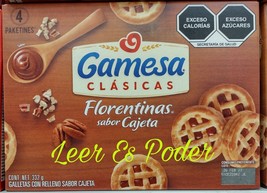 3X Gamesa Clasicas Florentinas Galletas Con Cajeta - 3 Cajas - Envio Prioridad - £28.04 GBP