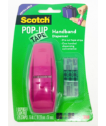 Scotch Pop Up Tape Dispensser Handband Pink - $335.05 MXN