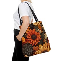 Floral tote bag durable fun  reusable grocery tote bag shopping bag boho - £21.15 GBP+