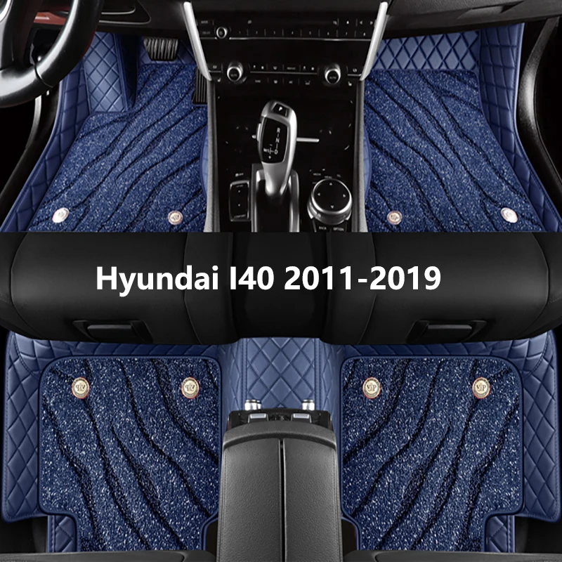 Custom Car Floor Mats For Hyundai I40 2011 2013 2015 2017 2018 2019 High... - £191.99 GBP+