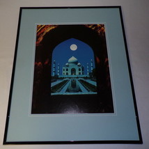 The Taj Mahal Under the Moon Framed 16x20 Photo Display - £63.30 GBP