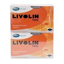 4 X Livolin Forte 50&#39;S Liver Cleanse Detox Vitamin Supplement DHL EXPRESS - $105.90