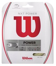 Wilson - WRZ941700 - NXT POWER Gauge 17 Tennis Raquet String - Natural Color - £22.34 GBP