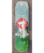 Vtg Airwalk Skateboard Deck-Green-Distressed-Grip-Street Surf-Wall Art- - £19.14 GBP