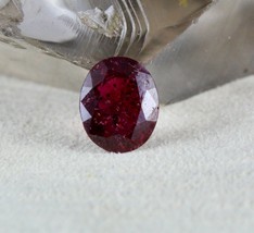 Natural Red Untreated Ruby Oval Cut 5.38 Carats Astrology Gemstone Ring Pendant - £2,786.43 GBP