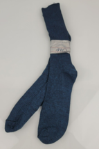Vintage CAMP Super Buoyant Blue Mens Dress Socks Orlon Acrylic Fuzzy USA made - £31.64 GBP