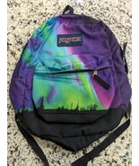 Jansport High Skates Backpack Northern Lights aurora borealis back pack bag - £22.75 GBP
