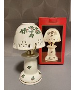 Formalities By Baum Bros Candle Lamp Ivory And Gold Votive Christmas Hol... - $7.85