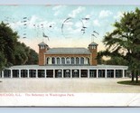 Refectory in Washington Park Chicago Illinois IL 1909 DB Postcard M8 - $3.02