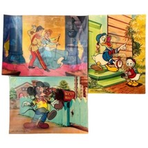 Walt Disney Productions TOPPAN TOP STEREO &amp; Wonder Co Lenticular Postcards 1970s - £24.32 GBP