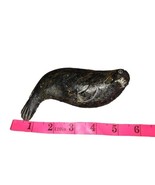 Hand Carved Soapstone Figurine Seal Eskimostone - $17.82