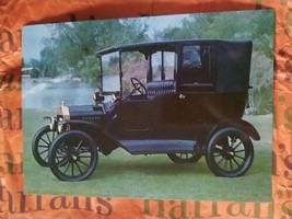 1915 Ford Town Car Model T Harrah&#39;s Auto Autimobile Collection Post Card  - £14.50 GBP