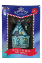 Hallmark North Pole Special Edition Christmas Tree Ornament Snowy Chalet House - £3.85 GBP