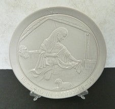 Laid In A Manger Frankoma Collectible Fifth Annual Christmas Plate 1969 - £14.59 GBP