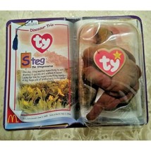 Ty Dinosaur Trio Steg 1995 McDonalds Beanie Baby Original Package Unopened - £7.06 GBP