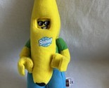 LEGO Minifigure Plush 11&quot; yellow Banana Guy Figure Manhattan Toy Company - $12.38