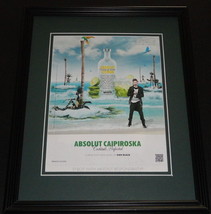 2012 Absolut Caipiroska Citon Vodka 11x14 Framed ORIGINAL Advertisement - $34.64