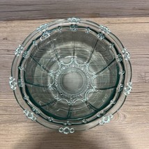 Vintage KIG Glass Company Depression Glass Beaded Candy Dish 1940s. No Lid. - $13.98