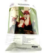 Knit Picks Craft Kit Roxy Fox and Her Pups Yarn Plush Animals Family   - £30.26 GBP