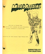 1996’s MARS ATTACKS! repro film script by Jonathan Gems - $30.88 CAD
