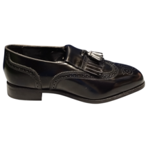 Florsheim Dress Shoes Mens US 10EEE Black Leather Wingtip Tassel Slip On... - €49,38 EUR