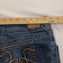 Hydraulic RN#99678 Women's Blue Cotton Stretch Denim Frayed Skirt Size 13/14 image 6