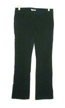 MATTY M CHINO DRESS PANTS WOMAN SIZE 8 BLACK BOOT CUT CASUAL FLAT FRONT ... - $195.15 MXN