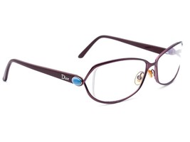 Christian Dior Women&#39;s Eyeglasses Purple Frame with Turquoise Stone 55[]... - $1,876.91 MXN