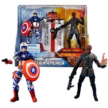 The First Avenger Marvel Year 2011 Captain America Series 2 Pack 4 Inch Tall Fig - £35.95 GBP