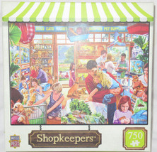 MasterPieces 750 Piece Jigsaw Puzzle Shopkeepers LUCY&#39;S FIRST PET store ... - $31.75