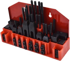 Wflnhb 58 Pcs Pro-Series 7/16&quot; T-Slot 3/8&quot;-16 Stud Clamping Kit Hold Dow... - £72.67 GBP