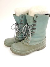 Womens sz 7 Green LaCrosse Winnipeg Winter Boots USA Made Snow Pac Steel... - £23.94 GBP