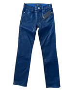 Hudson Nico Straight Ankle Jeans Pageant Blue Coated ( 23 ) - $1,494.01 MXN