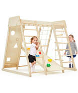 Indoor Jungle Gym, 9 in 1 Kids Indoor Playground, Climbing Toys for Kids... - $294.70 CAD