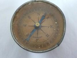 Vintage Hand Held Survival Compass and Mirror Made in Germany   dr39 - £16.98 GBP