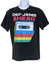 Mad Engine T-Shirt Sz S DEF JAMS AHEAD Old School Mixed Tape - $15.99