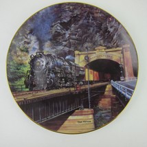Collectible Plate Train Locomotive Harpers Ferry Ted Xaras 8-inch Vintage RARE - £23.97 GBP