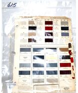 1981 &amp; 1983 Chevrolet &amp; GMC Trucks DuPont Paint Chips Chart #615 - $13.14 CAD