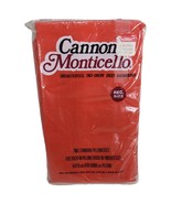 Cannon Monticello Orange Pillowcases Standard Made USA Vintage Non Iron ... - €52,35 EUR
