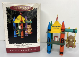 1994 Hallmark Bright Playful Colors Crayola Crayons Ornament SKU U122 - £7.98 GBP