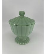 Pioneer Woman TIMELESS BEAUTY Green JADEITE Covered CANDY Trinket Dish R... - $652.74 MXN