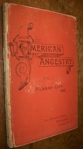 1887 Antique Albany Ny Ancestry Geneaology Book Thomas Hughes - £20.90 GBP