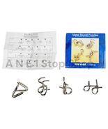 Brain Teasers Metal Secret Puzzles - Office Max 2001 - $5.00