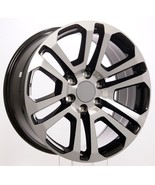Chevy Silverado Tahoe Suburban 20&quot; Black &amp; Machine Split Spoke Wheels 20... - $1,411.49 CAD