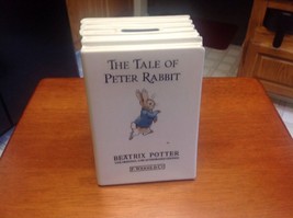 Wedgwood Beatrix Potter The Tale of Peter Rabbit Book Bank Porcelain - £31.20 GBP