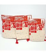 Christmas Tree Holiday Gift Sack Large 18&quot; x 26&quot;Canvas Bag GameStop Lot ... - $355.19 MXN